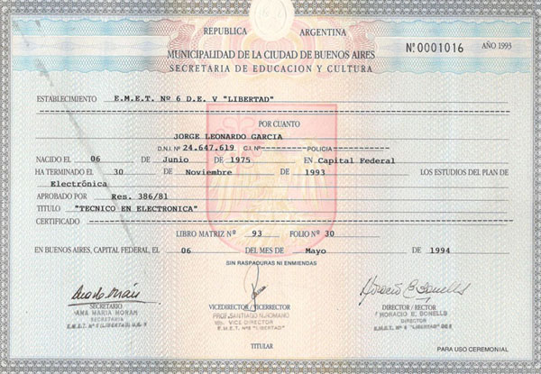 Técnico en electrónica