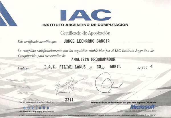 Analista Programador