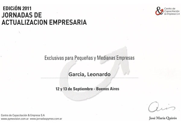 Actualización empresaria