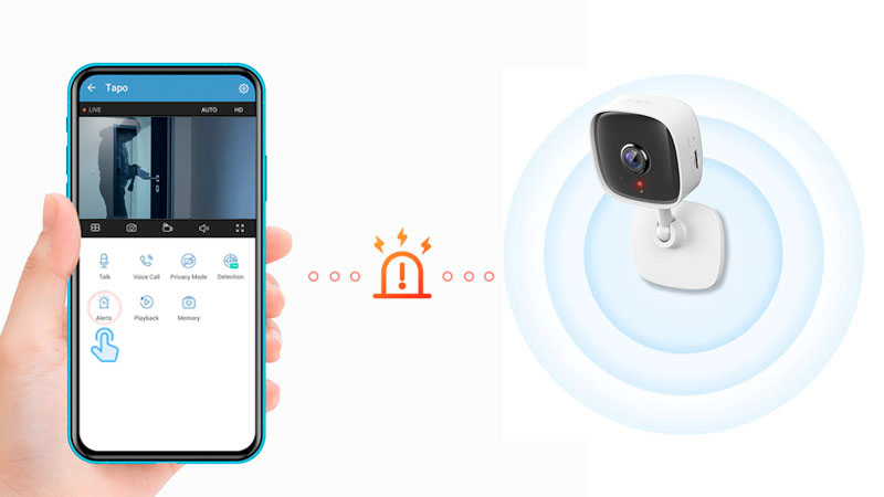 TP-Link Tapo C100. Vista Frente